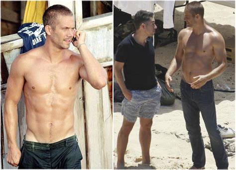 paul walker body measurements.